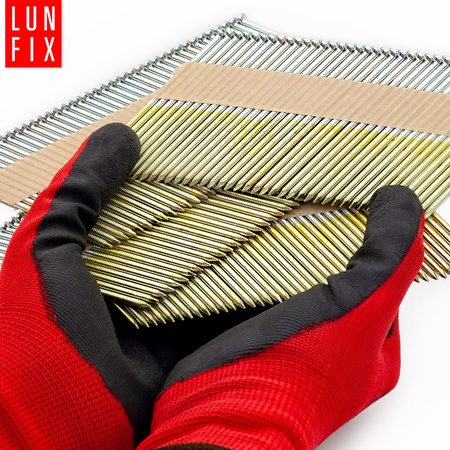 Gwoździe do gwoździarki 75mm 3,1x75 pierścieniowe na papierze ocynkowane 2000szt.