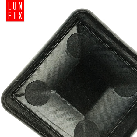 Nasadka na slupek 40x40 "NSK40" czarna (1szt.)