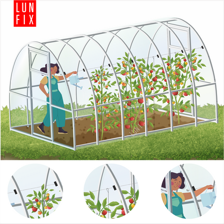 Zestaw do podwiązywania roślin w szklarn 10m (1op)