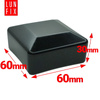 Nasadka na słupek 60x60 mm czarna daszek 1szt.