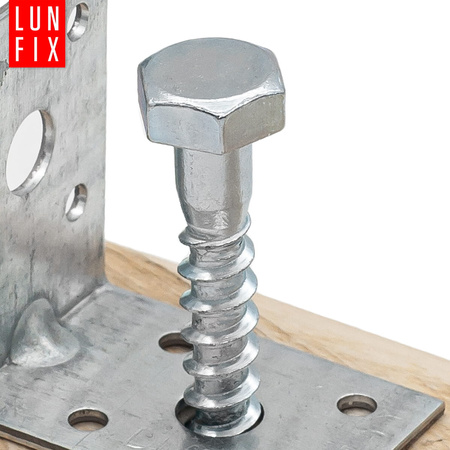 Wkręty do drewna z łbem sześciokątnym 12x240 ocynk DIN571 2szt