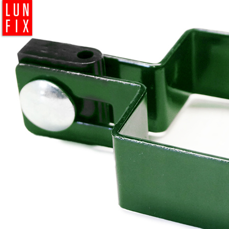 Obejma 80x80 koncowa zielona komplet (1kpl.)