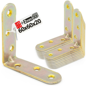 KR6 katownik krzeslowy 60x60x20x2,0 (50 szt.)