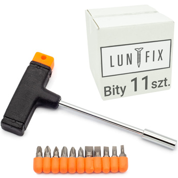 Wkretak z uchwytem typu T, bity x11, 115655 (1op)