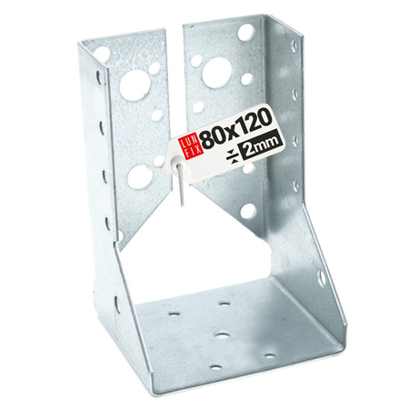 WBZ80 Wieszak belki zagięty 80x120 mm (1szt.)