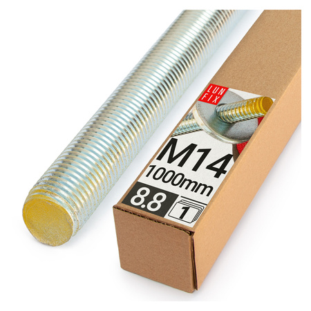 Pręt gwint. 8.8 ocynk M14x1000 (1szt.)