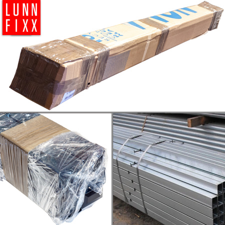 Słupek ogrodzeniowy 60x40 LUNBERG 60x40x2200 1,3mm grubości, ocynkowany 220cm 2,2m