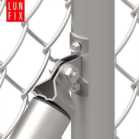 Uchwyt podpory słupka, mocowanie, zielony, komplet