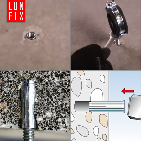 Tuleja stalowa M08 rozporowa (1szt.)