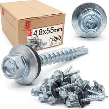 Wkret sam EPDM 4,8x55 ocynk (250szt)