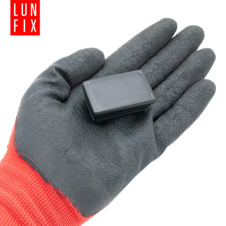 Zaślepka prostokątna czarna ZK 20x40/CZ (10 szt.))