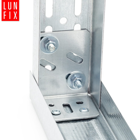 Kątownik do profili UA75 regulowany 1szt.