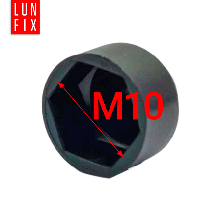 Zaślepka na śruby M10/17 maskownica kołpak czarna 500szt