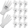 Rękawice robocze białe poliuretan 9-L 12szt (1op)
