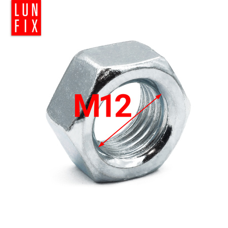 Nakrętka DIN 934 M12 kl 6 ocynk (5kg)