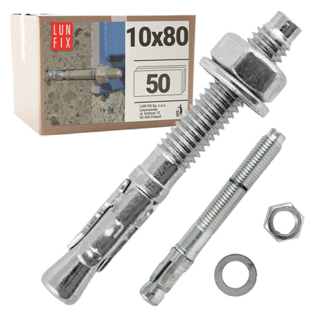Kotwa ekspresowa do betonu 10x080 (50 szt.)