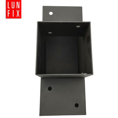 Zestaw łącznik kantówki 10x10cm kształt T z wkrętami 8x40 mm