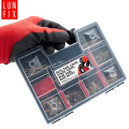 Zestaw Wkretów 007 hartow.ch mały +bit (325szt.)