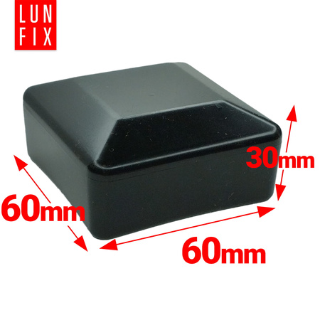 Nasadka na słupek 60x60 "NSK60" czarna (1szt.)