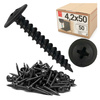 Wkręty do metalu czarne 4,2x50 fosfatowane z łbem podkładkowym 50szt.