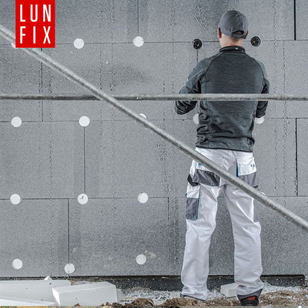 Kołki do styropianu 140 mm z trzpieniem 200szt.