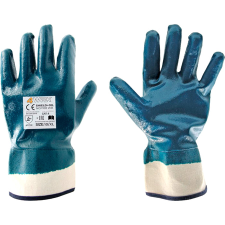Rękawice robocze olejoodporne nitrylowe 10 XL 1szt.