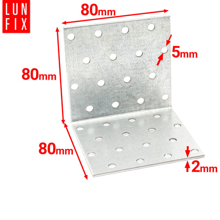 KM13 katownik montazowy 80x80x80x2,0 (20 szt.)