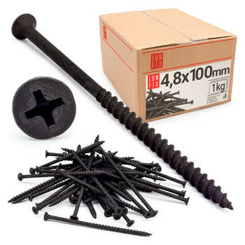 Wkret 010 do płyt g-k drew 4,8x100 (1kg)