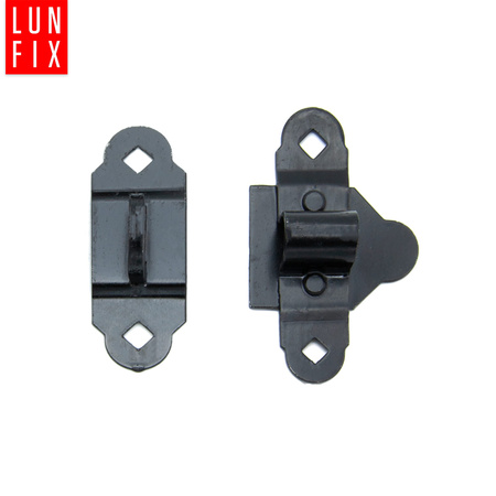 Zasuwa bramowa 250mm do bram drzwi czarna ZR2 1szt.