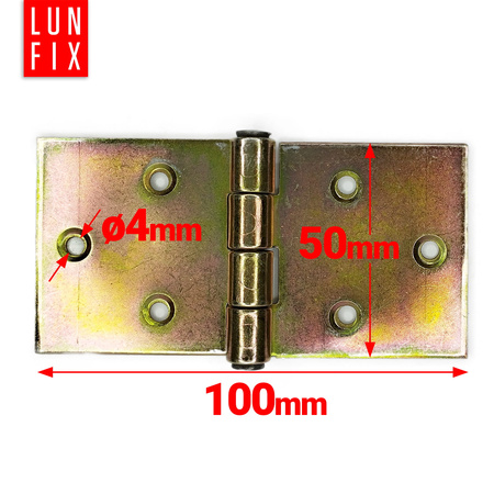 ZB10 Zawias budowlany 100x50x2 (2szt)