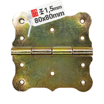 ZBB1 Zawias budowlany bramkowy 80x80x1,5 (1szt.)