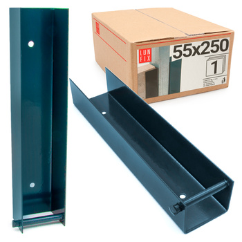 Mocowanie do podmurówki 55x250 GRAFIT (1szt.)