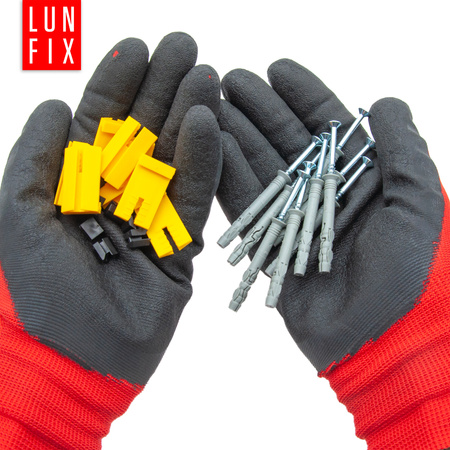 Mocowania listw tynk 100sz+kołki 6x50 100sz (1kpl)