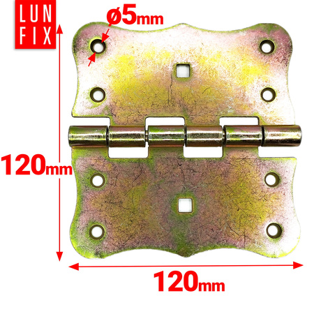 ZBB3 Zawias budowlany bramkowy 120x120x2(1szt)
