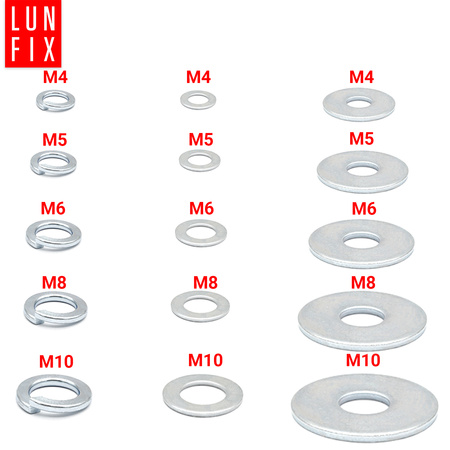 Zestaw podkładek DIN:127,125,9021 M4-M10 (750szt.)