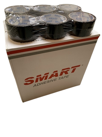 Taśma pakowa czarn akryl Smart 48mm/50m