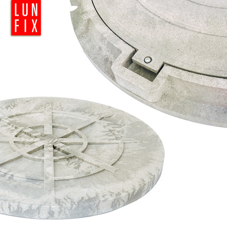 Wlaz DN 600 Szary A15 (1szt.)