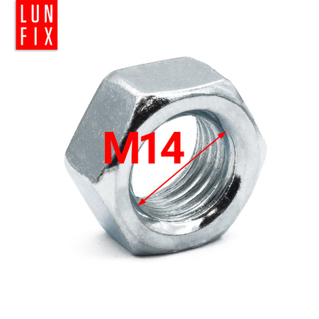 Nakrętka DIN 934 M14 kl 6 ocynk (1kg)