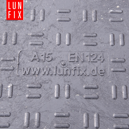 Właz kwadratowy czarny 500x500 (1szt.)