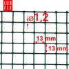 Siatka zgrzew 13*13 fi 1,2 PCV ziel h 1,0m (25mb)