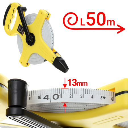 Miara geodezyjna 50m x 12,5 PCV 314405 (1szt.)