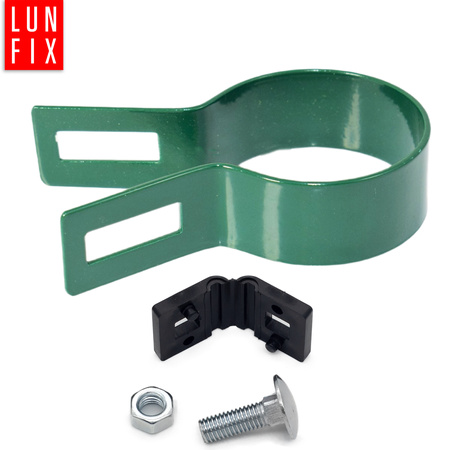 Obejma fi60 koncowa zielona komplet (1kpl.)