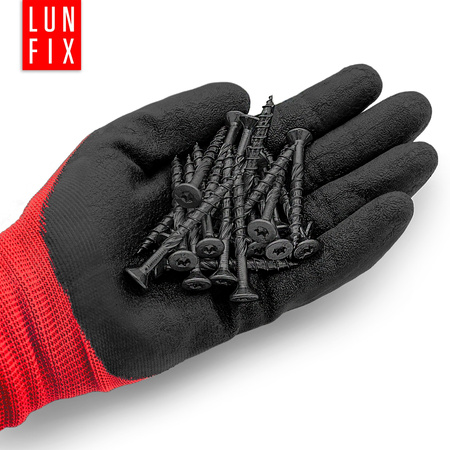 Wkręty ciesielskie czarne stożkowe 6x140 do drewna KMWHT 20szt.