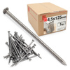 Gwozdzie budowlane czarne 4,5*125 (1kg)