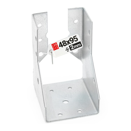 Wieszak belki 48x95x2 mm łącznik ciesielski