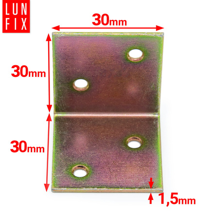KS1 Katownik szeroki 30x30x30x1,5 (10szt.)