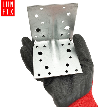 Kątownik montażowy z kolcem 120x120x90x2,5 ciesielski 10szt.