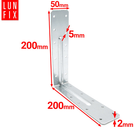 KPL7 katownik z przetlocz. 200x200x50x2 (1szt)