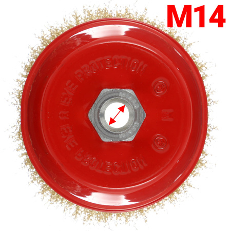 Szczotka do szlifierek 125mm MTX 746069 (1szt.)