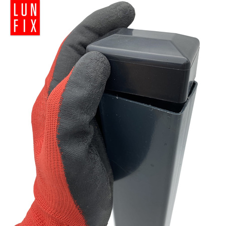 Nasadka na słupek 40X60 "NSP40X60" czarn (100szt)